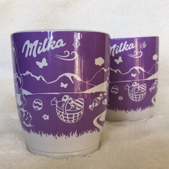 Milka Osterbecher Chocolate Candy Company Mug Mugs (Set of 2 items) FLAW - Picture 9 of 15